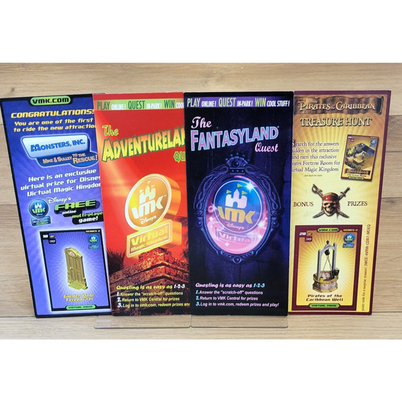 Rare VMK Virtual Magic Kingdom Promotional Material Never Used Disneyland Disney - Picture 1 of 4